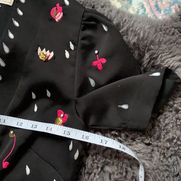 Temperley London NWT black midi dress UK6/US2 - Picture 7 of 9